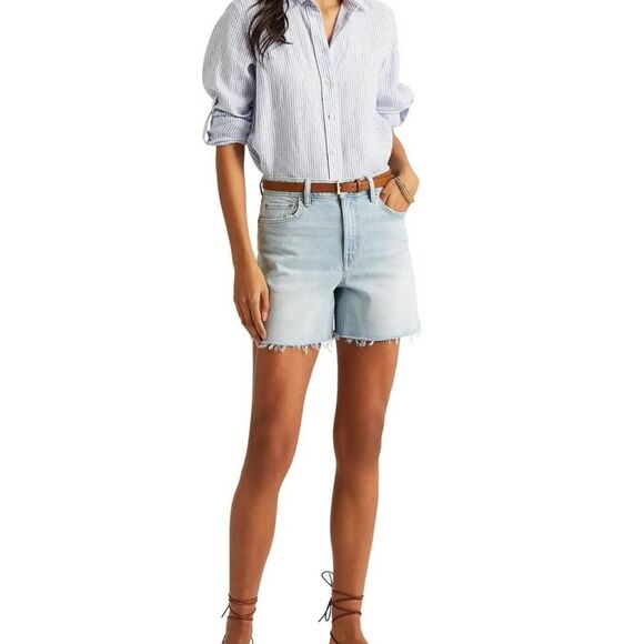 New Universal Thread denim Jean Shorts vintage midi C16 - Picture 2 of 7